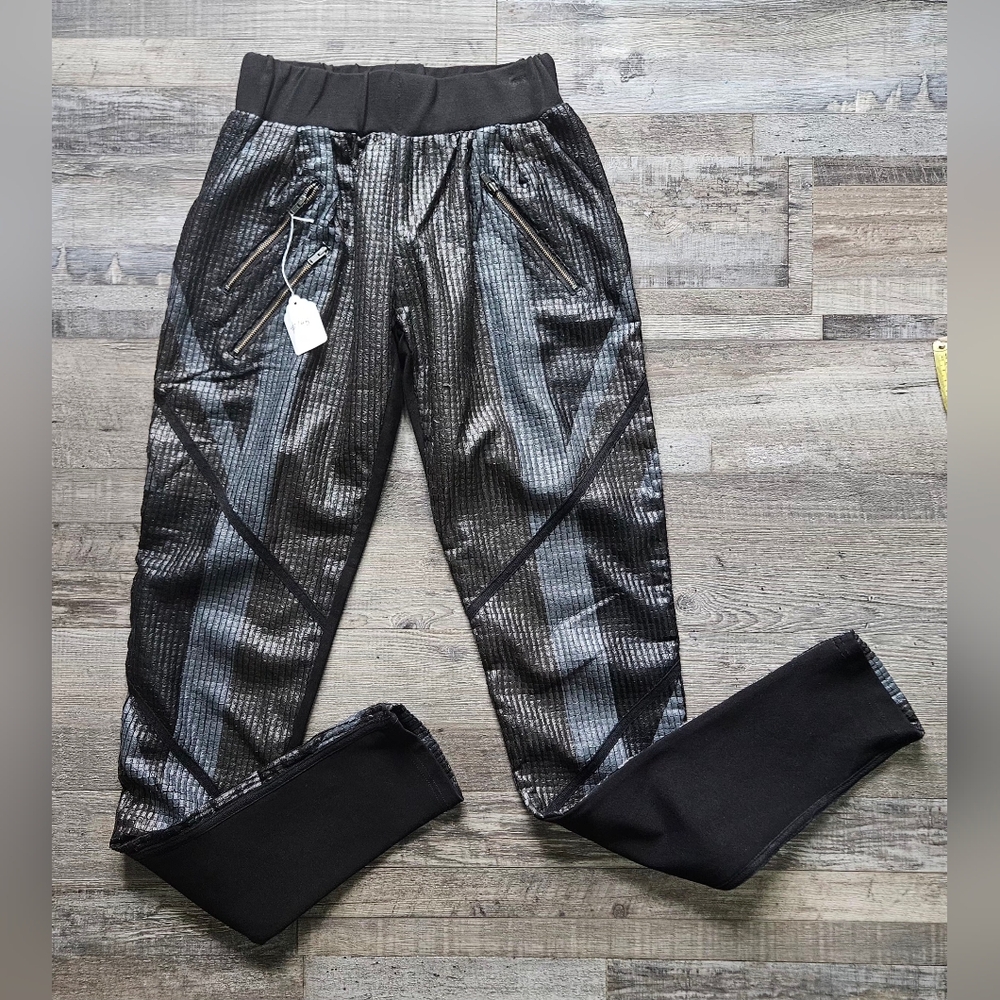 💛🩷Nü‎ Elastic Waist Skinny Pants Black Size 34, (4 )US💛🩷